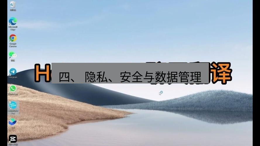 helloworld翻译官网 四、 隐私、安全与数据管理