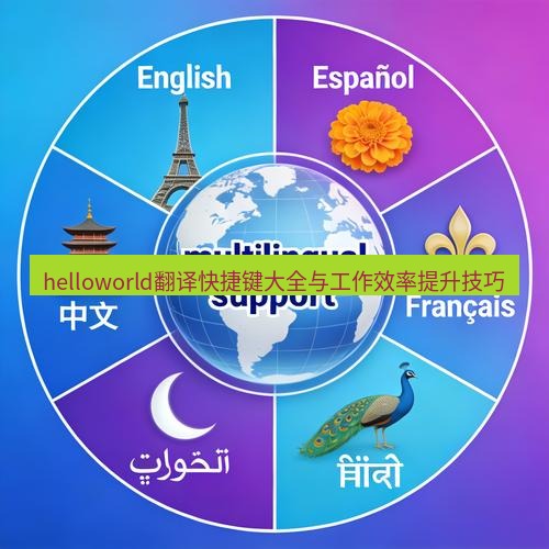 helloworld翻译官网 helloworld翻译快捷键大全与工作效率提升技巧