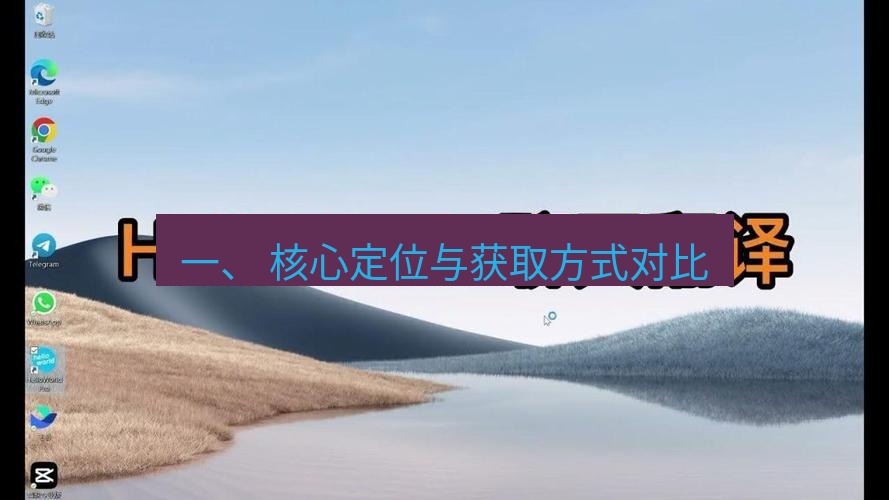 helloworld翻译官网 一、 核心定位与获取方式对比