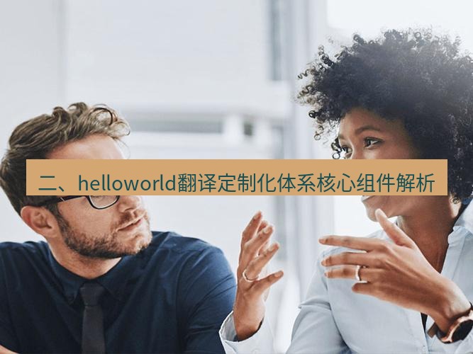 helloworld翻译官网 二、helloworld翻译定制化体系核心组件解析