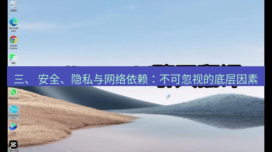 helloworld翻译官网 三、 安全、隐私与网络依赖：不可忽视的底层因素
