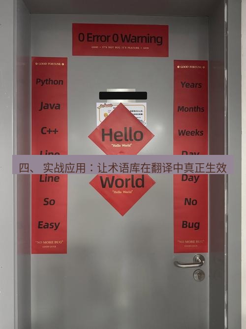 helloworld翻译官网 四、 实战应用：让术语库在翻译中真正生效